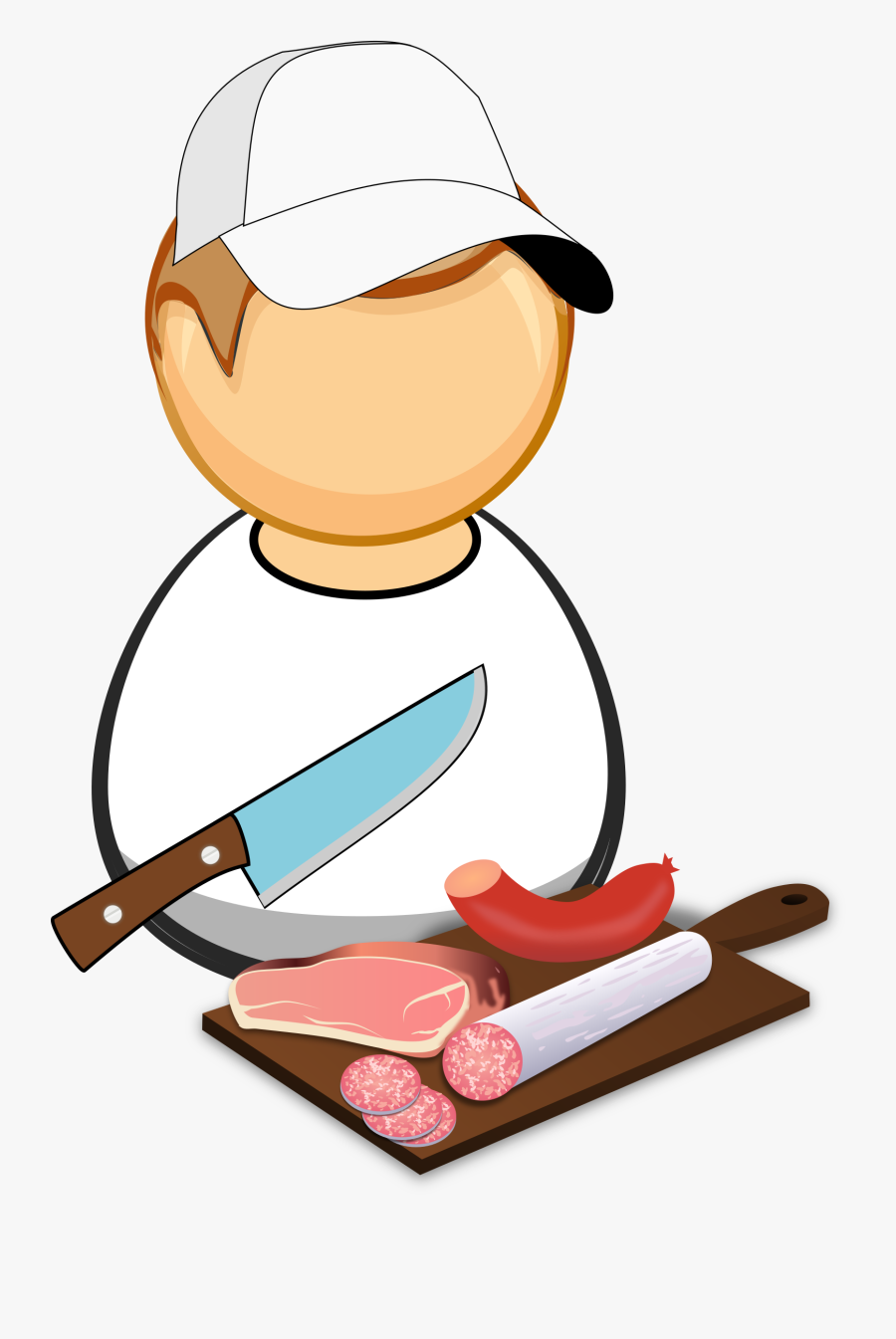 Butcher Clipart Free Png Transparent Png , Png Download - Butcher Clipart Free Png, Transparent Clipart