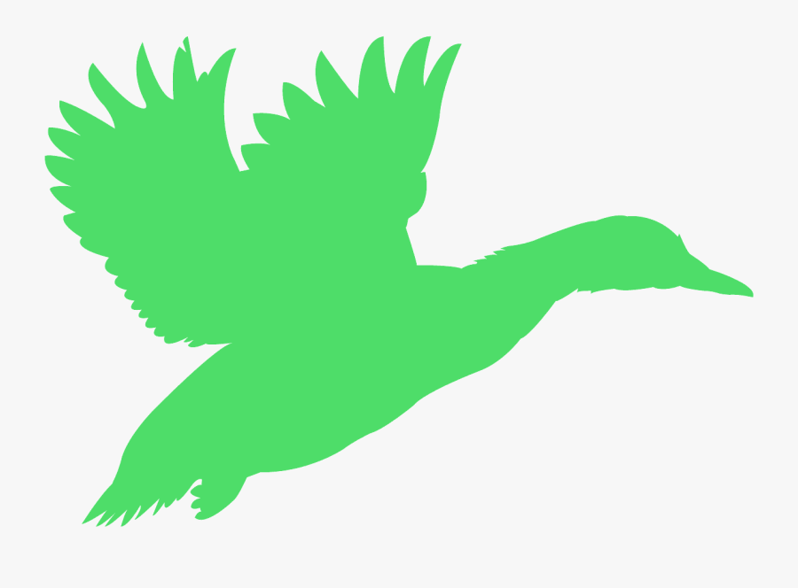 Duck Silhouette Png, Transparent Clipart