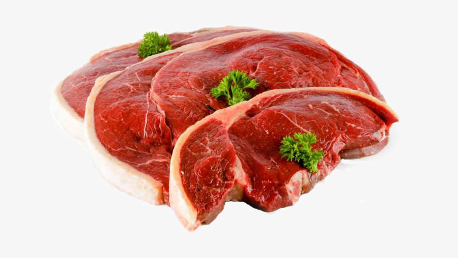 Beef Meat - Sliced Rump Steak, Transparent Clipart