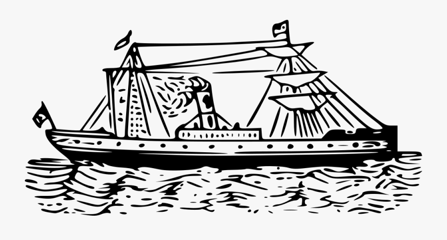 Steamboat - Steamboat Png, Transparent Clipart