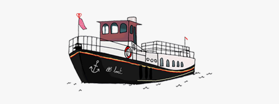 Fishing Trawler, Transparent Clipart