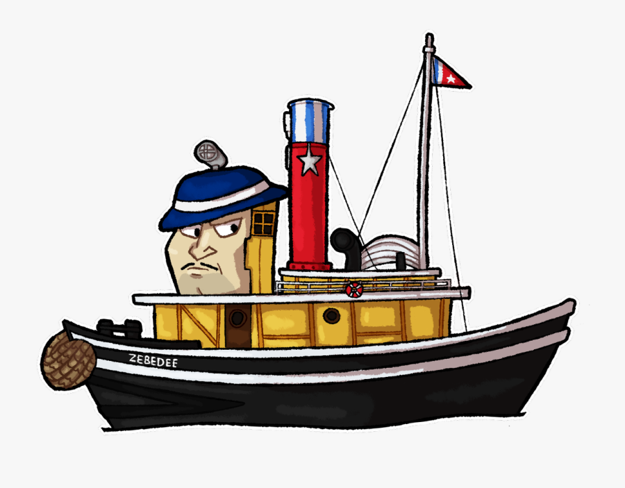 Image Royalty Free Library Steamboat Drawing Missouri - Tugs Zebedee, Transparent Clipart