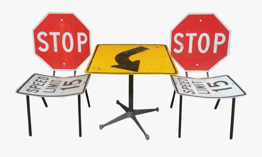 Desk Clipart Look Ahead - Stop Sign, Transparent Clipart