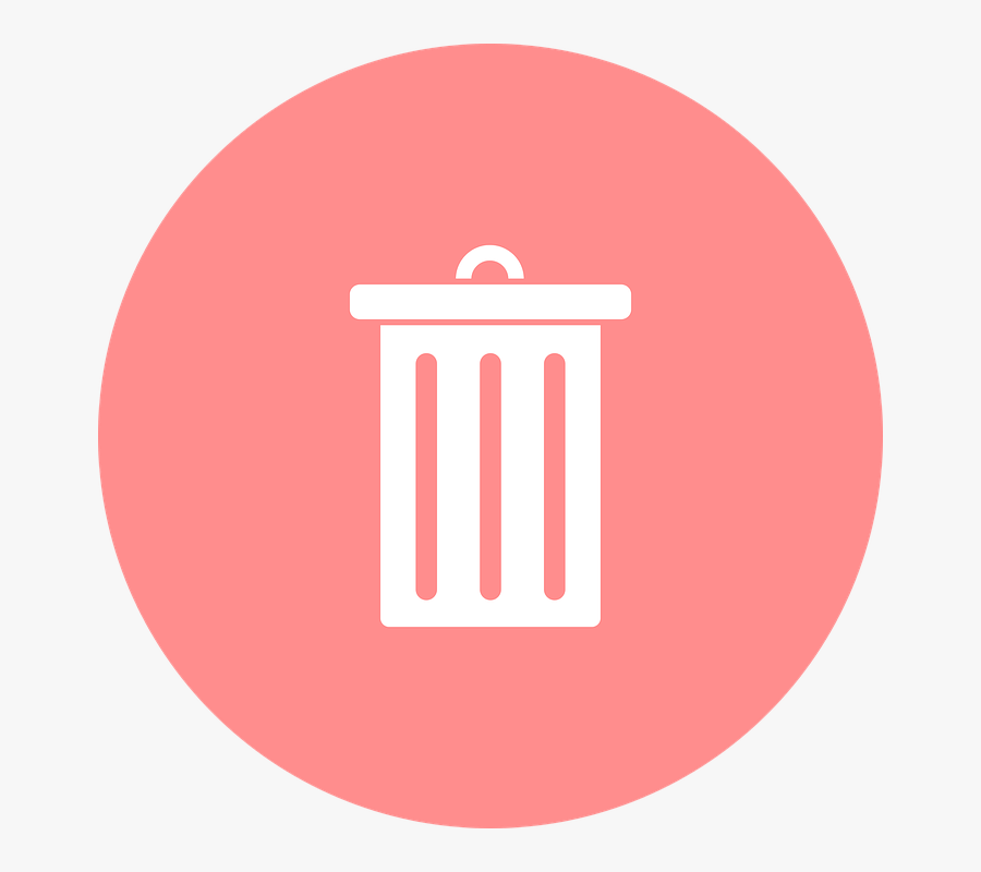 How To Draw A Stop Sign 16, Buy Clip Art - Recycle Bin Icon Circle, Transparent Clipart