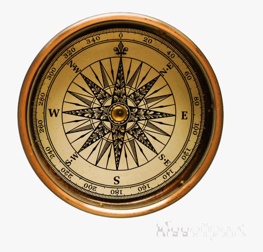 Compass Map Metal Transparent Image Clipart Free Png - Old Compass, Transparent Clipart