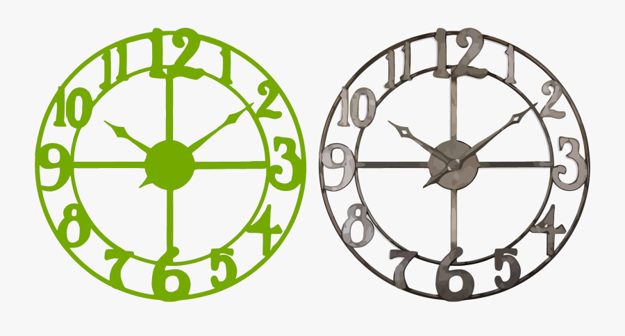 Very Big Metal Clock, Transparent Clipart
