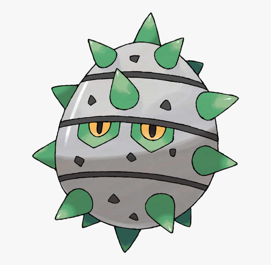 Picture Is Of An Oval-shaped Creature Made Of Metal - Pokemon Ferroseed, Transparent Clipart