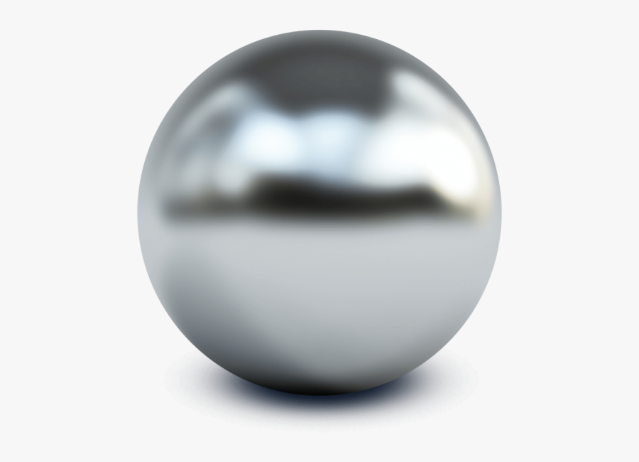 Silver Ball Png - Transparent Steel Ball Png , Free Transparent Clipart