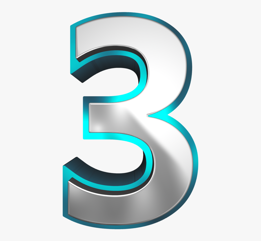 Number Three Png, Transparent Clipart