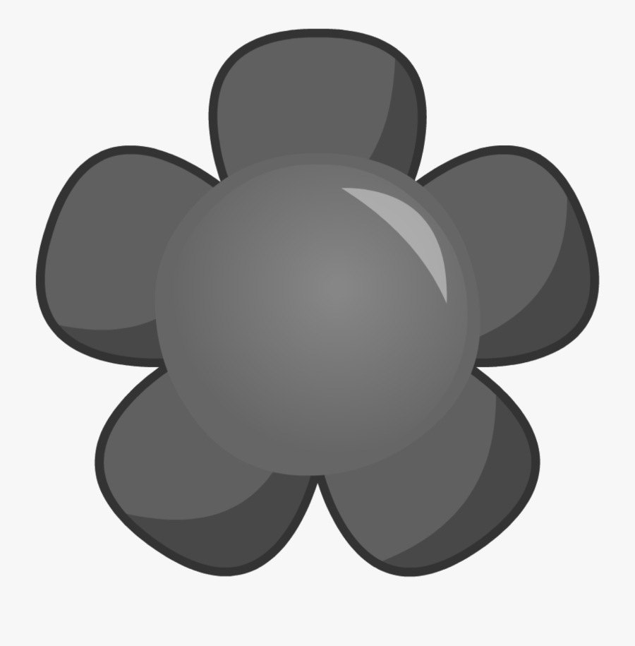 Flower Head Metal - Flower Silhouette, Transparent Clipart