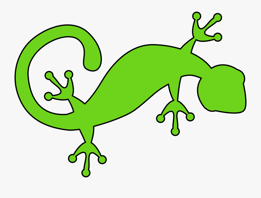 Lizard Gecko Green - Lizard Clipart, Transparent Clipart