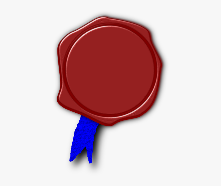 Circle,red,ribbon - Pečeť Obrázek, Transparent Clipart