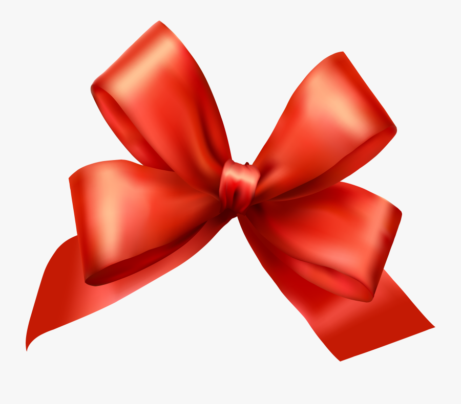 Red Ribbon Bow Png - Red Bow Clipart No Background, Transparent Clipart