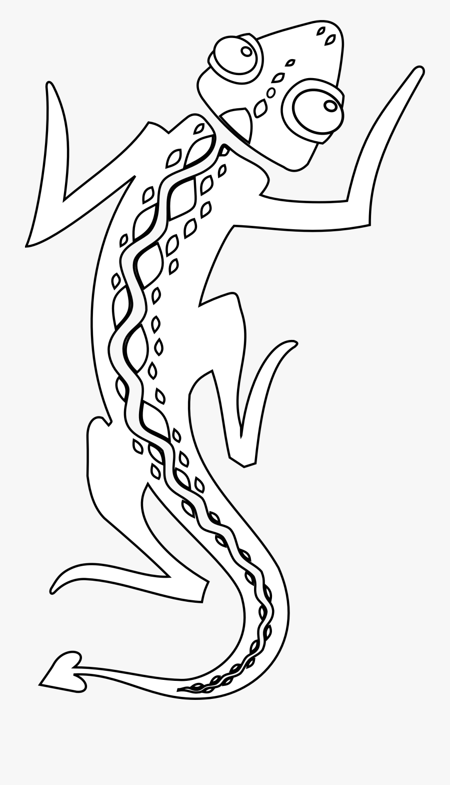 Clipart Free Download Lizard Coloring Pages Coloringsuite - Lizard Png For Coloring, Transparent Clipart