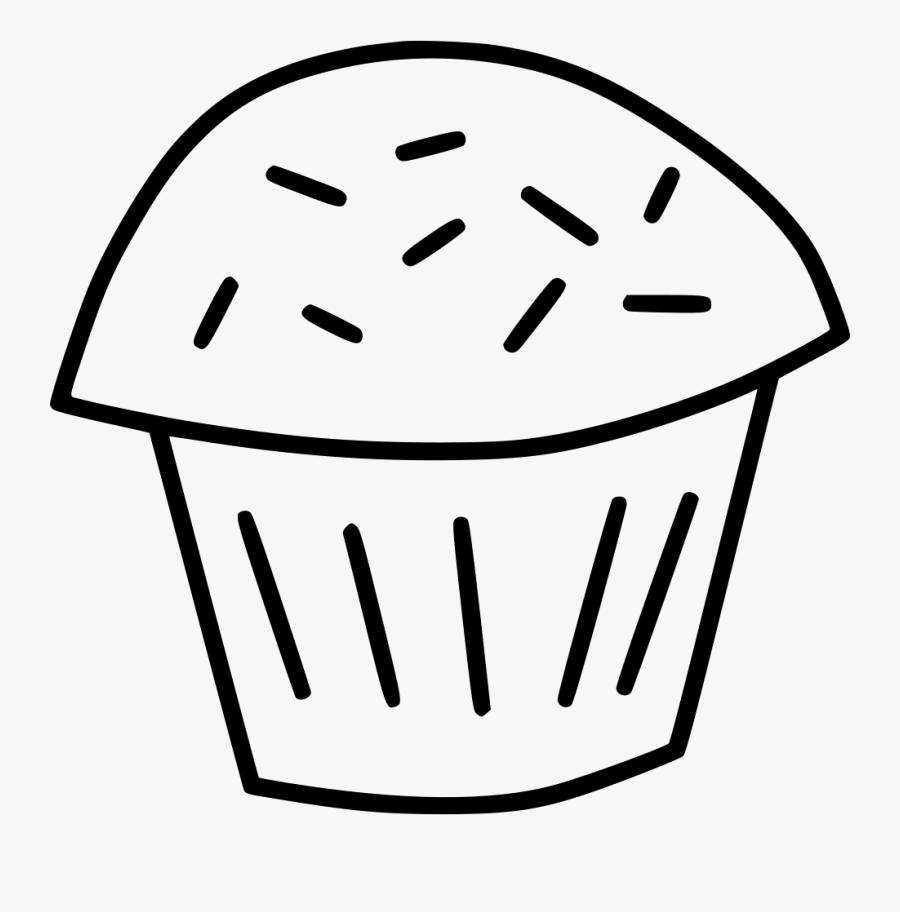 Pastry Cup Cake New Year Sweet Dessert Comments - Pastry, Transparent Clipart