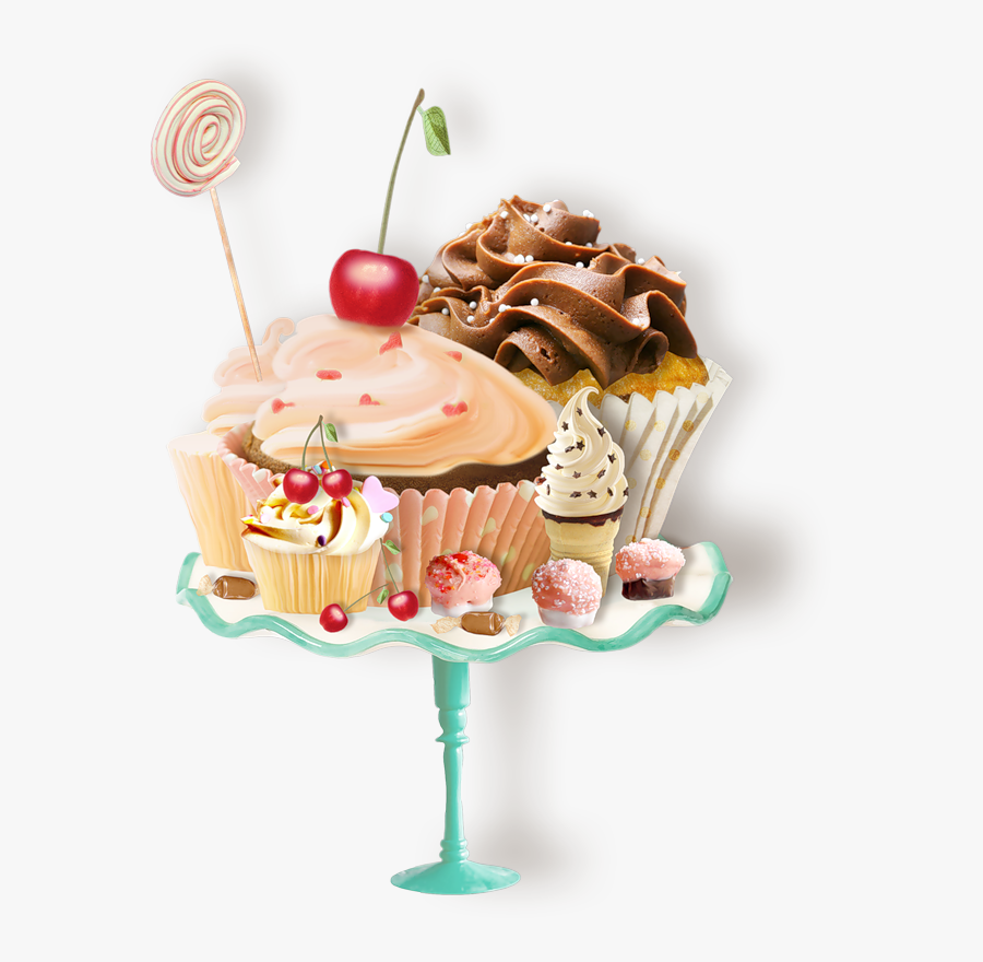 Cupcake, Transparent Clipart