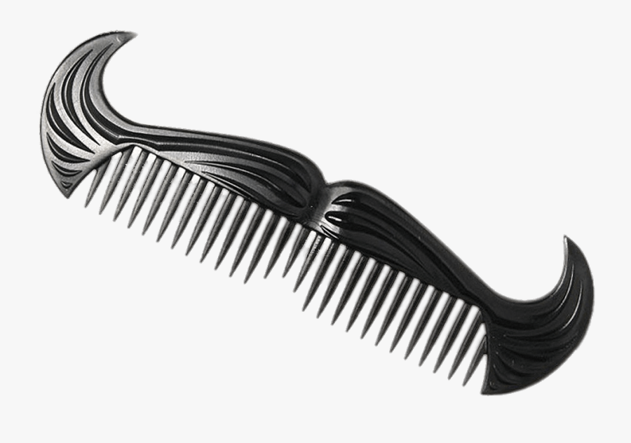 Comb Mustache - Comb For Mustache, Transparent Clipart