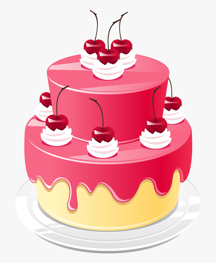 First Birthday Cake Png Photos - Wish You Happy Birthday Aunty, Transparent Clipart