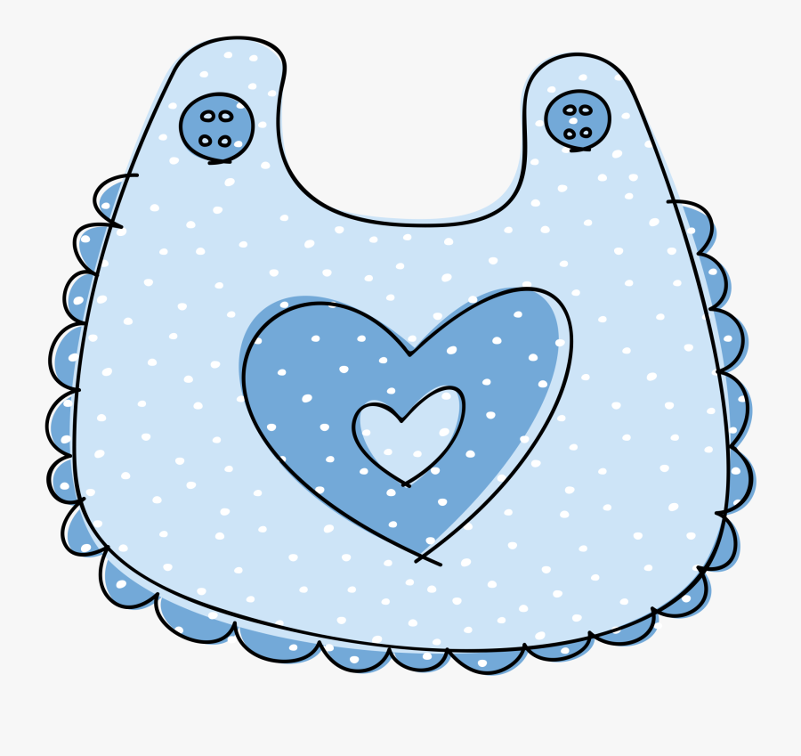 Blue Baby Bib Clipart, Transparent Clipart