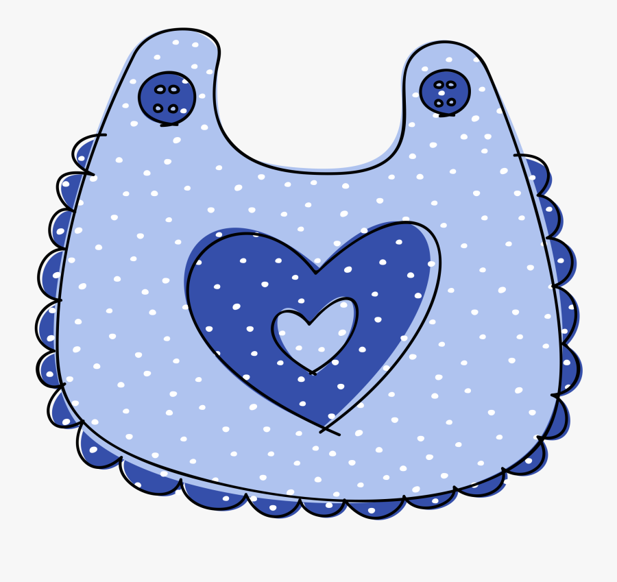 Baby Shower Clip Art Bib, Transparent Clipart