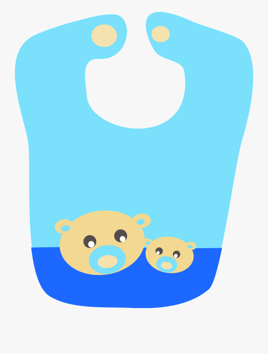 Transparent Background Baby Boy Bib Clipart, Transparent Clipart