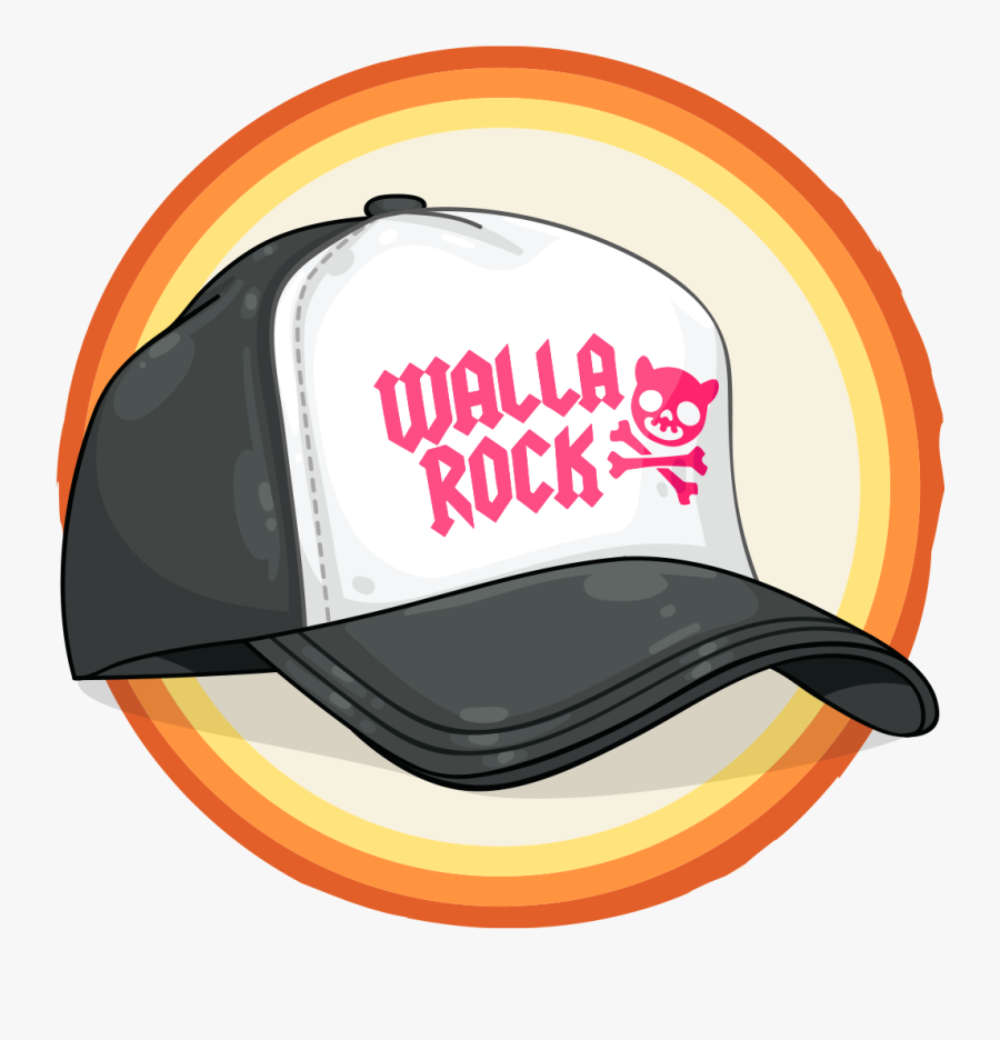 Walla Rock Trucker Cap - Trucker Cap Illustration, Transparent Clipart