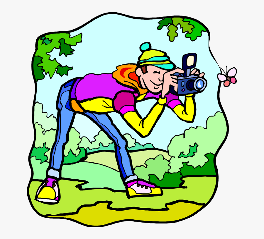 Hobbies Clipart - Taking Photos Clip Art, Transparent Clipart