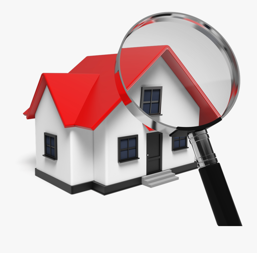 Selling Clipart Freeuse Stock - Magnifying Glass Over House, Transparent Clipart