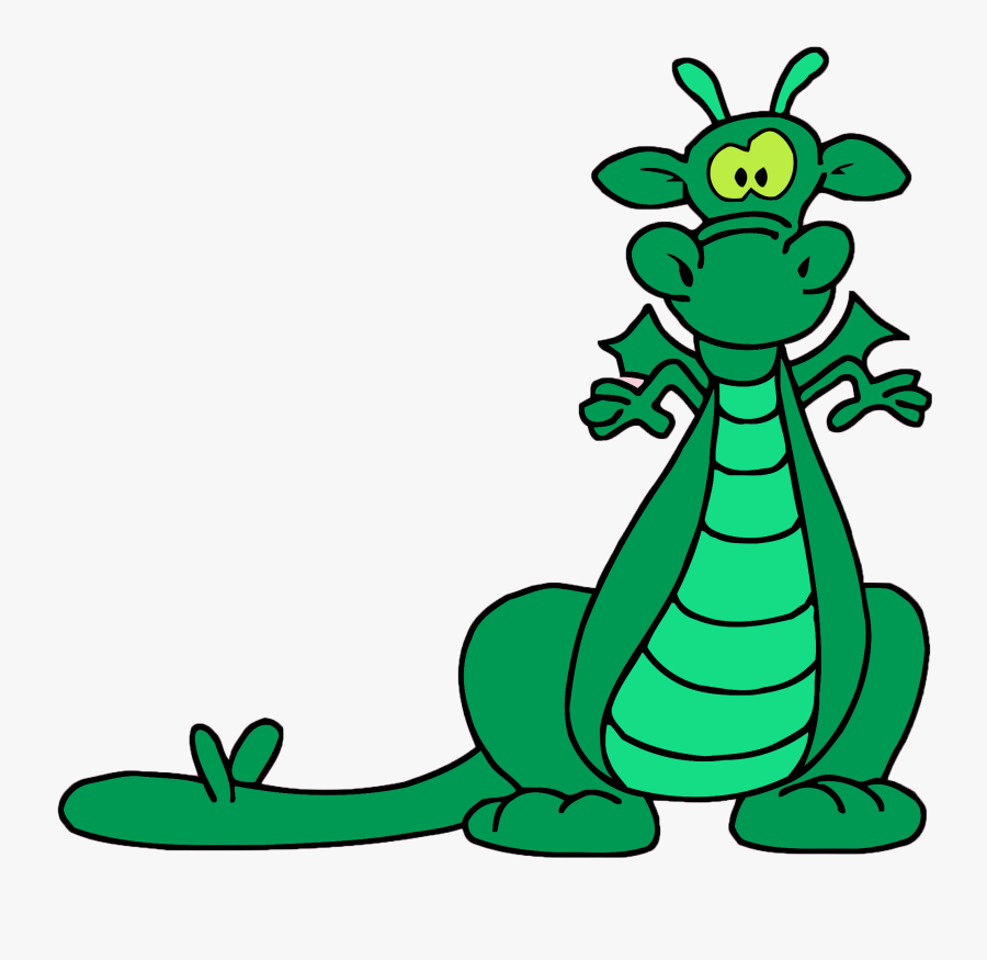 Chinese Dragon Illustration Small Dinosaur Transprent - Dinosaurs Clipart Funny, Transparent Clipart