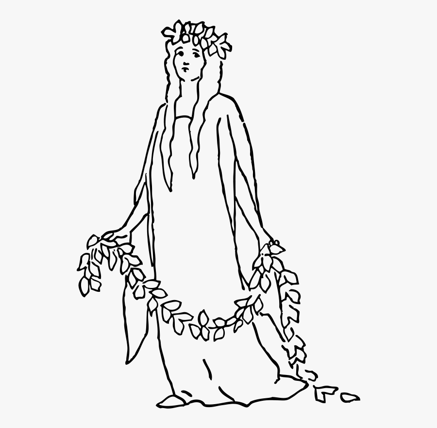 A Character Representing Charity - Goplana Z Balladyny, Transparent Clipart