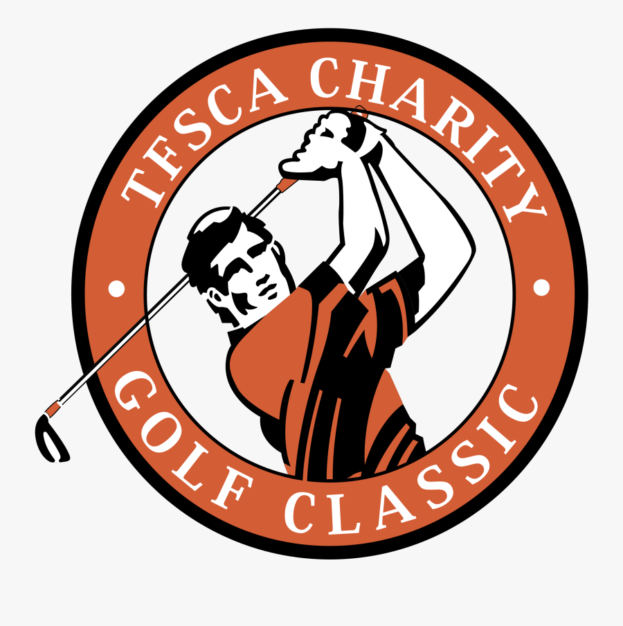 Tesca Charity Golf Classic Logo Black And White, Transparent Clipart