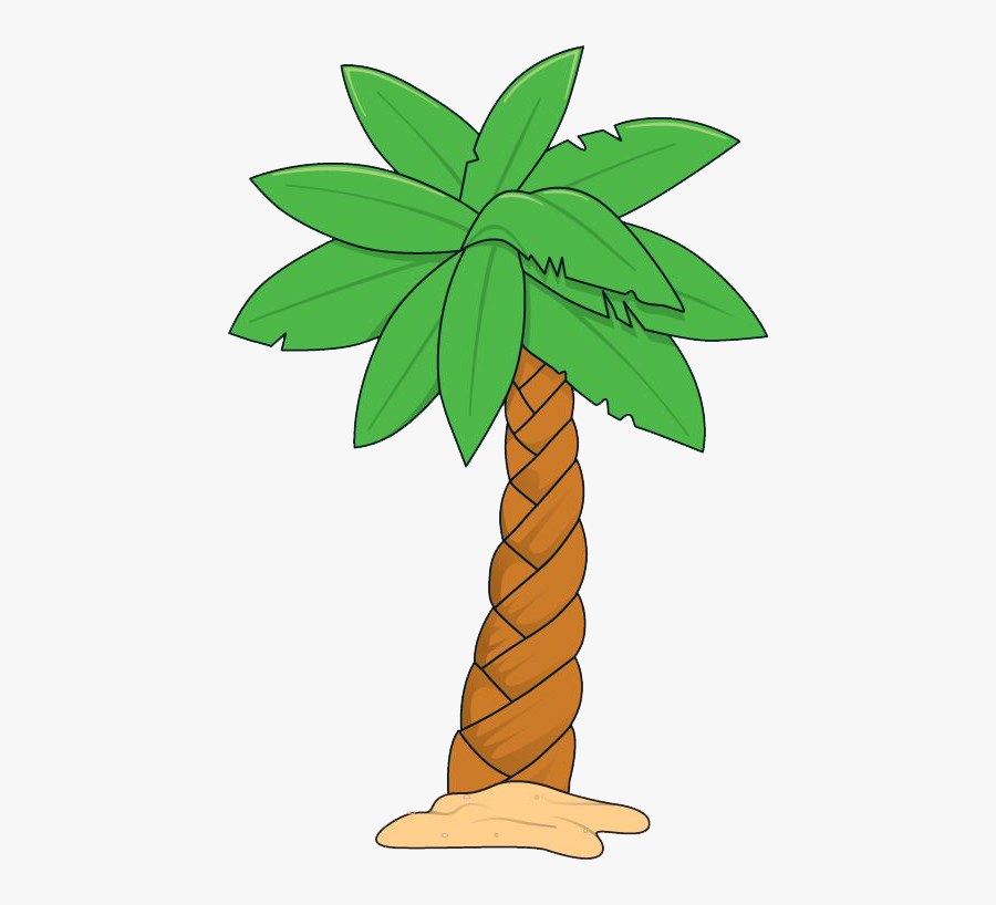 A Snake In The Grass And Demon In The Palm Tree By - Free Printable Palm Tree, Transparent Clipart
