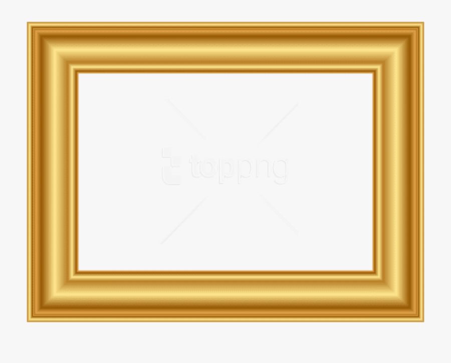 Transparent Star Frame Png - Gold Frame Clip Art, Transparent Clipart