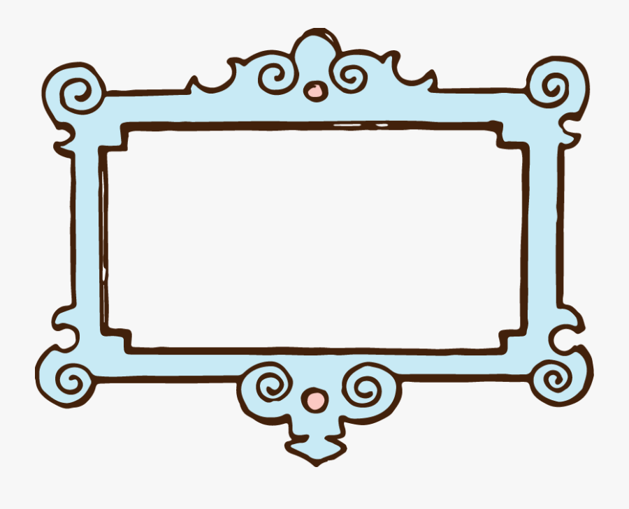 Free Clip Art - Cute Vintage Frame Clipart, Transparent Clipart