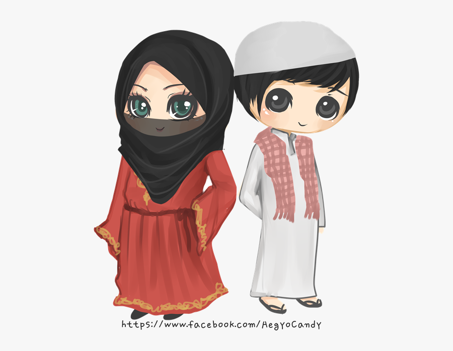 Groom Clipart Married Life - Muslim Cartoon Wedding Png, Transparent Clipart
