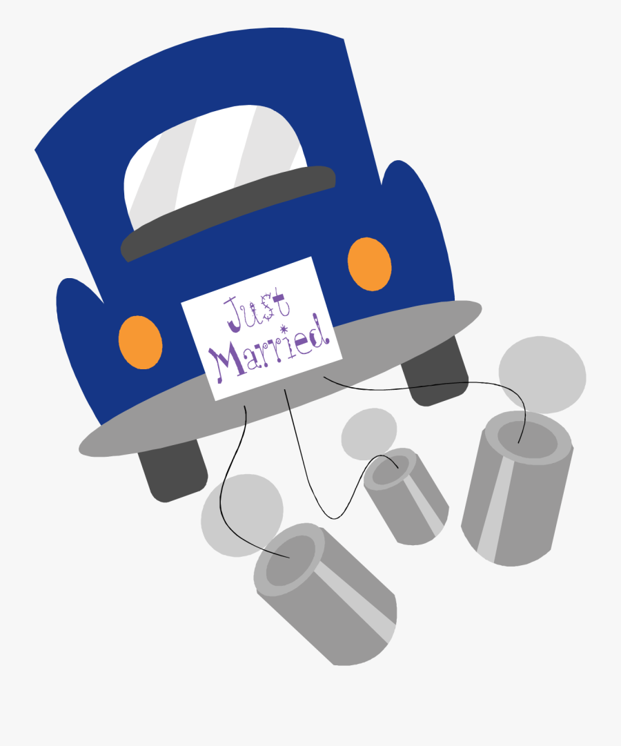 Transparent Just Married Clipart, Transparent Clipart