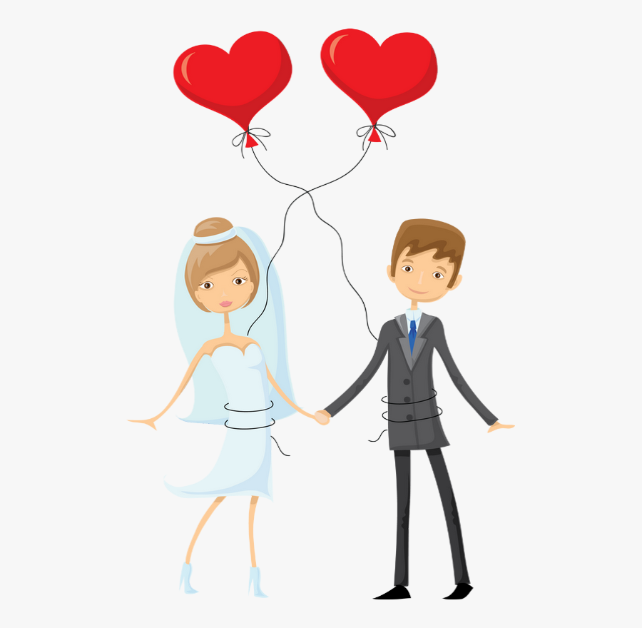 ♥ Mariage, Mariés Png, Dessin, Couple - Gelin Damat Resmi Cizim, Transparent Clipart