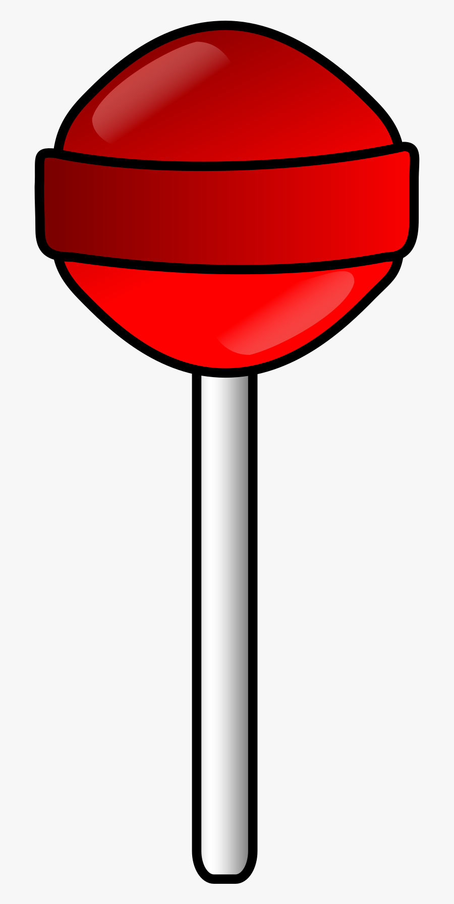 Red Lollipop Clipart, Transparent Clipart