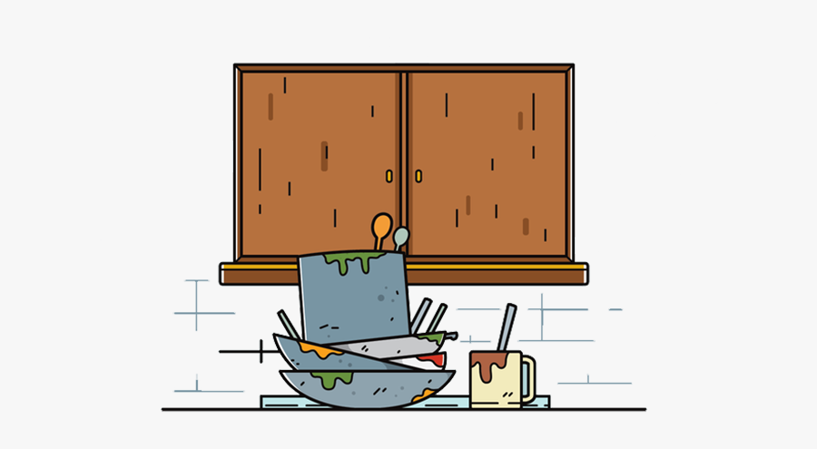 Dish Clipart Dish Detergent - Little Food In Plate Vector Png, Transparent Clipart