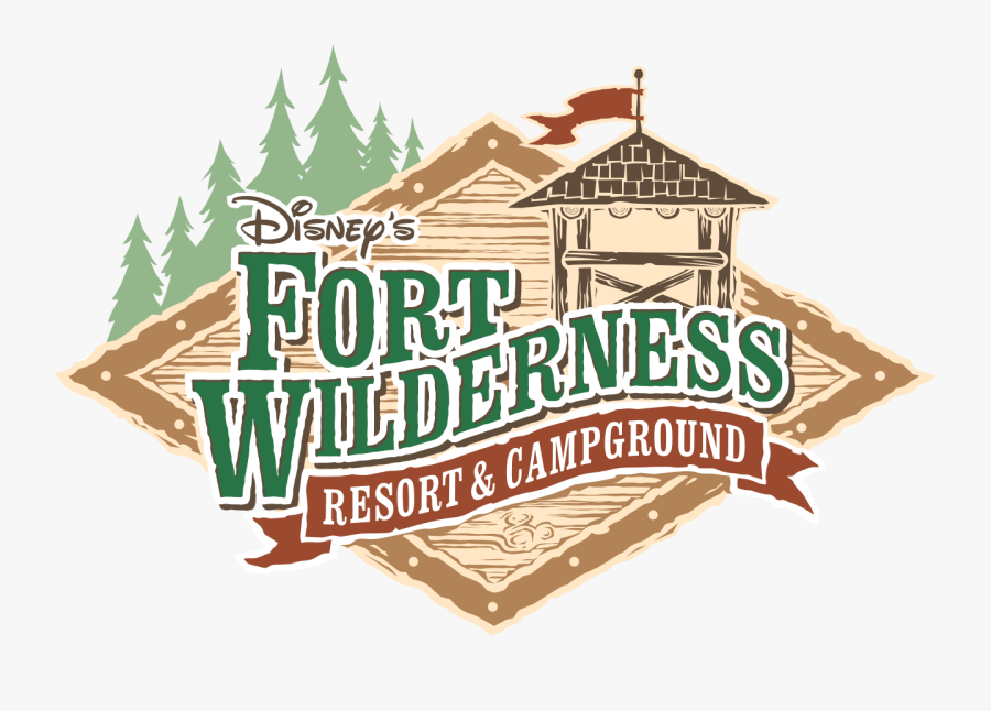 Fort Wilderness Cabins Logo, Transparent Clipart