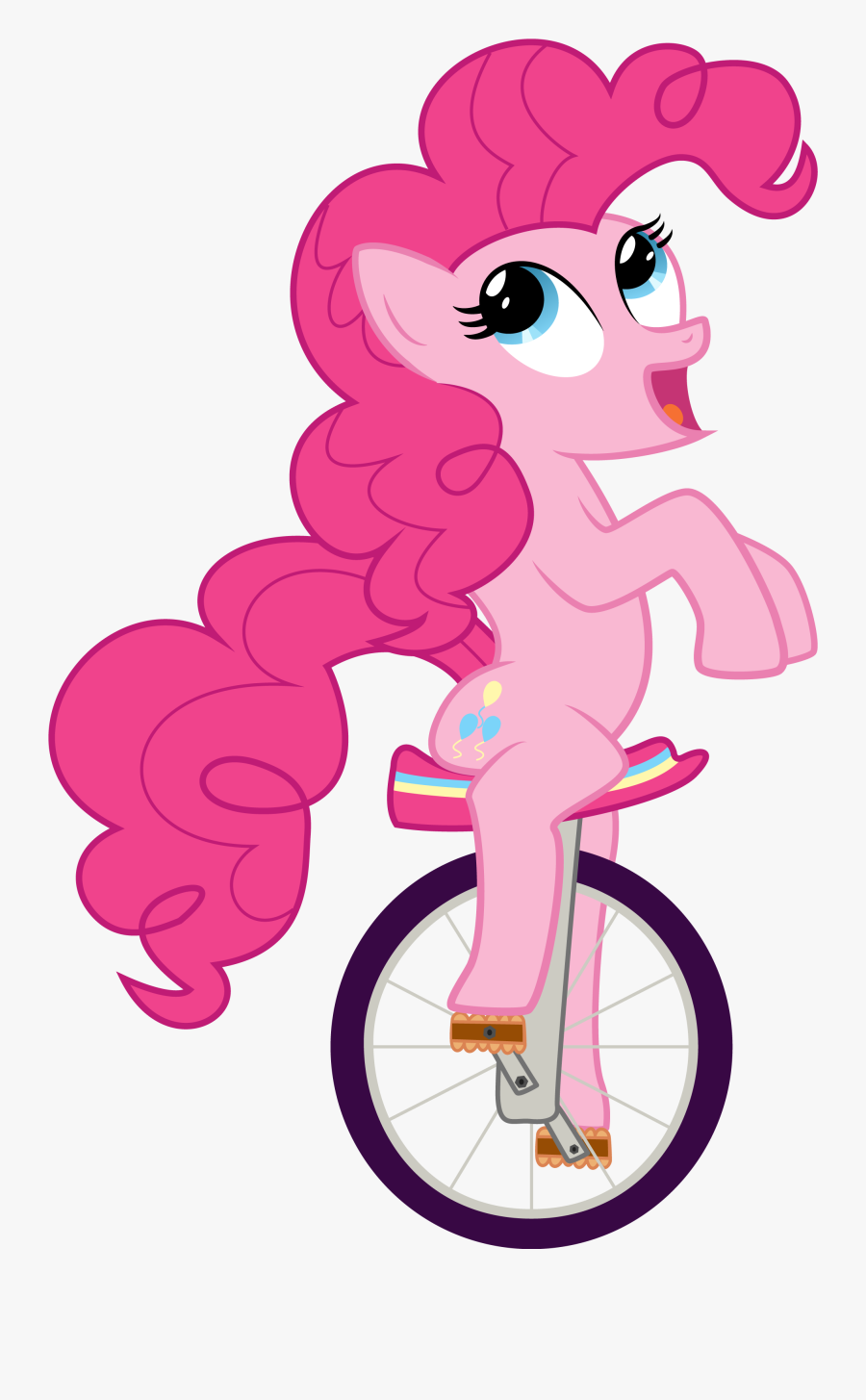 Unicycle - Drawing - Pink Unicycle, Transparent Clipart