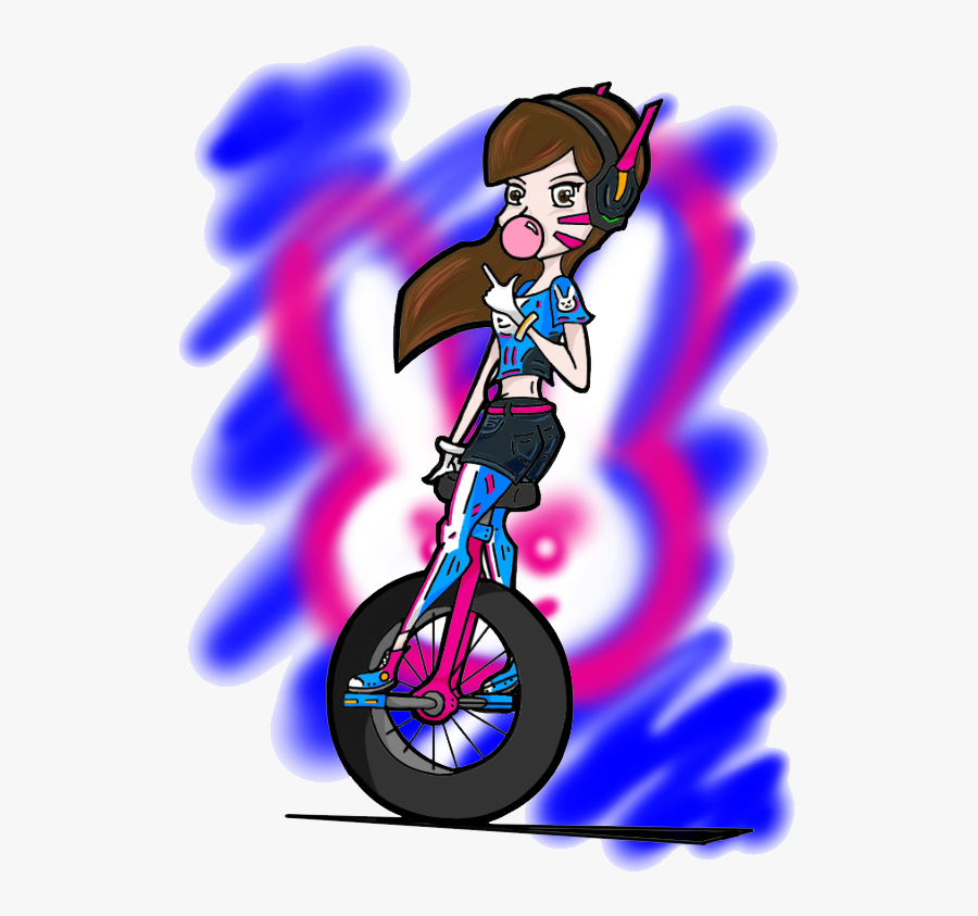 Tails On A Unicycle In Sonic - Street Unicycling, Transparent Clipart