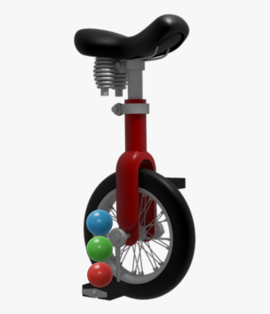 Freetoedit Red Pixar Unicycle Redsdream - Red The Unicycle Pixar, Transparent Clipart