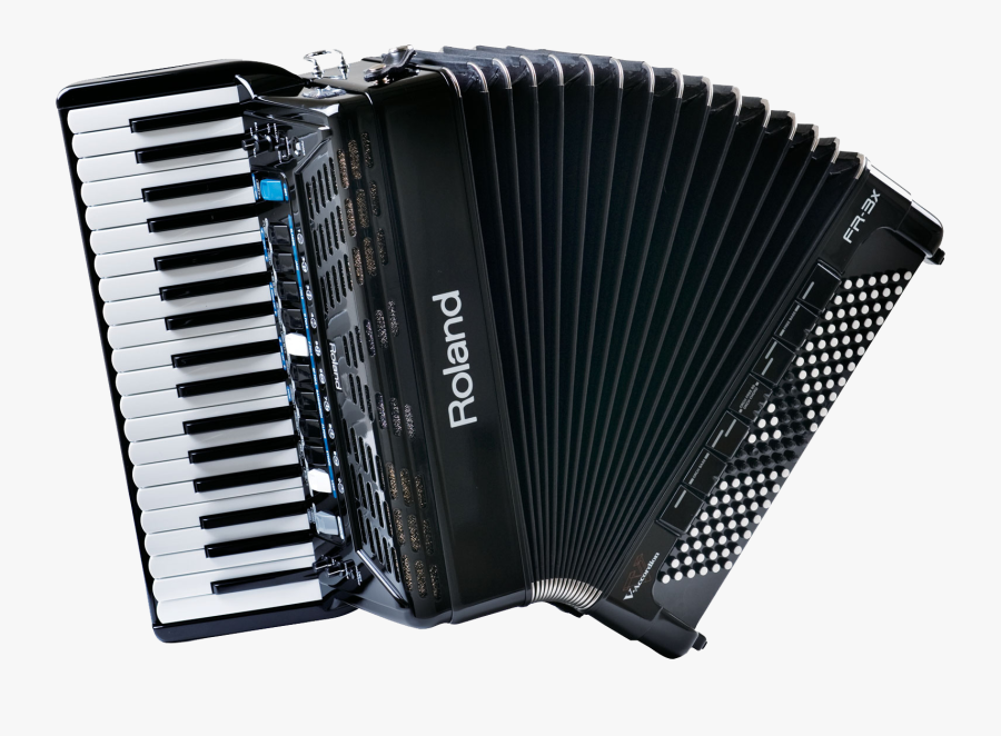 Accordion Transparent Png - Roland Fr3x, Transparent Clipart