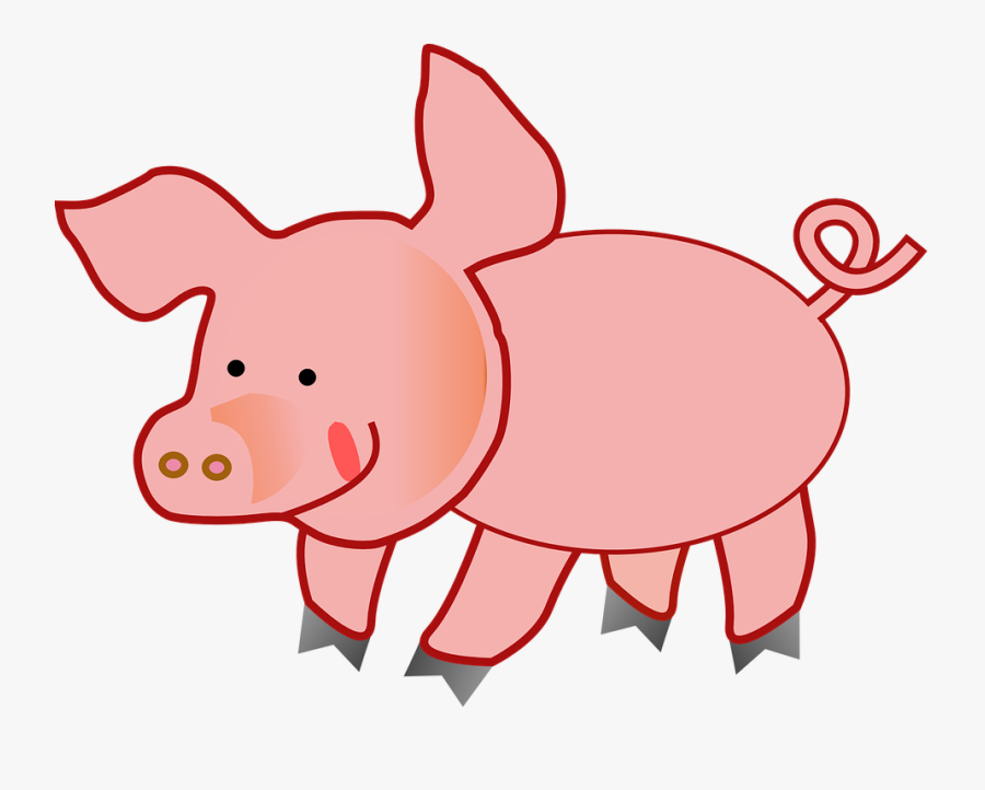Three Little Pigs Pig, Transparent Clipart