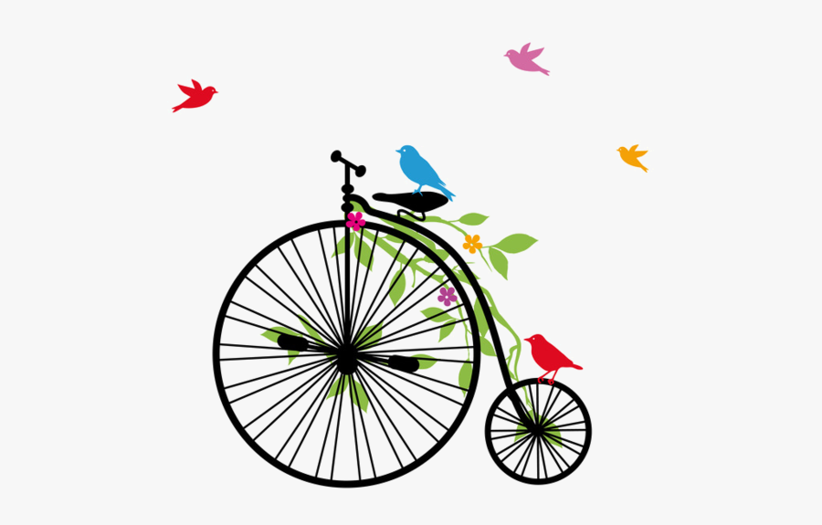 Bikes With Big Front Tire, Transparent Clipart