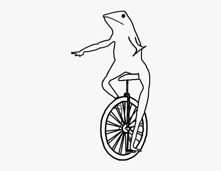 Datboilogoblk - Dat Boi Meme Drawing, Transparent Clipart