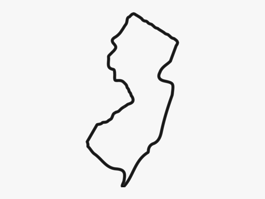 Clip Art New Jersey Outline Png - New Jersey Outline Png, Transparent Clipart