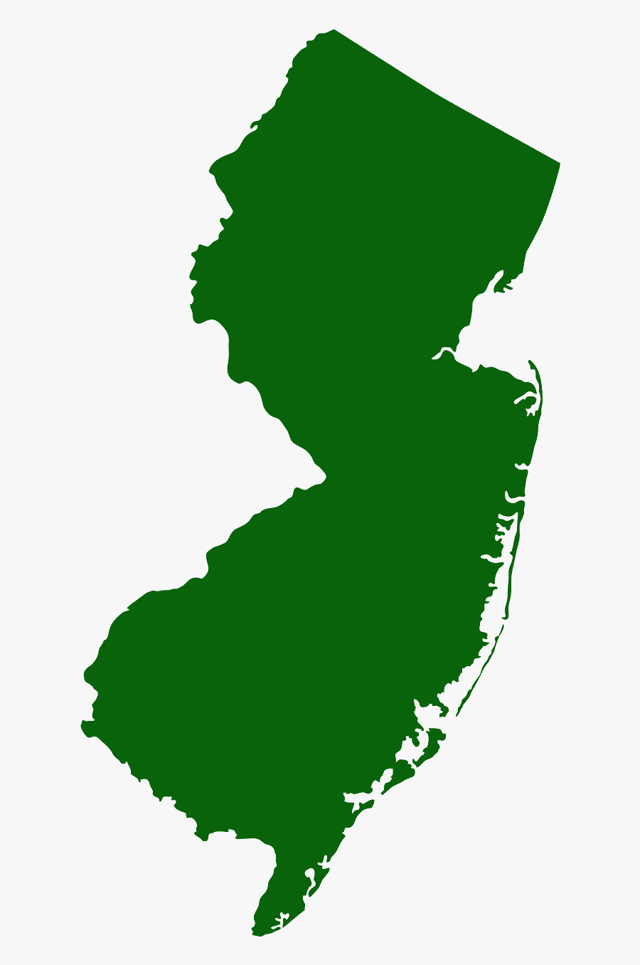 New Jersey 2016 Election Map, Transparent Clipart