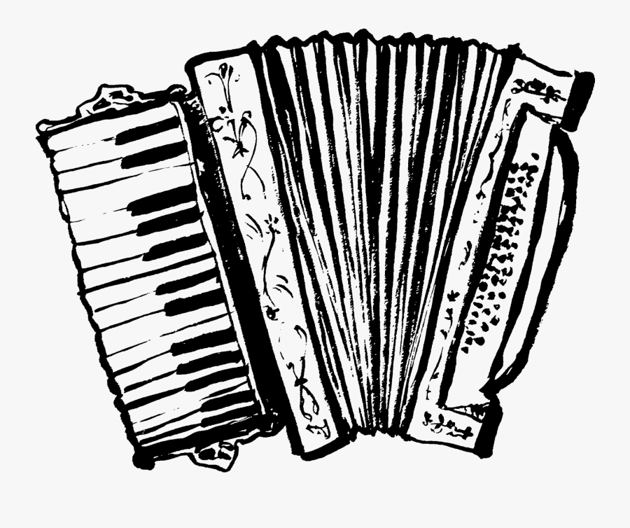 Diatonic Button Accordion, Transparent Clipart